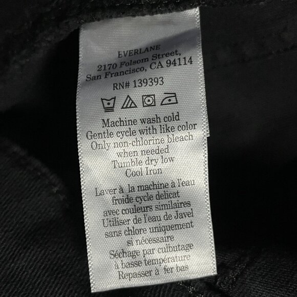 NEW! Everlane Black Straight Leg Pants - Picture 14 of 15